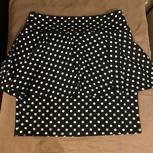 Forever 21 polka dot skirt